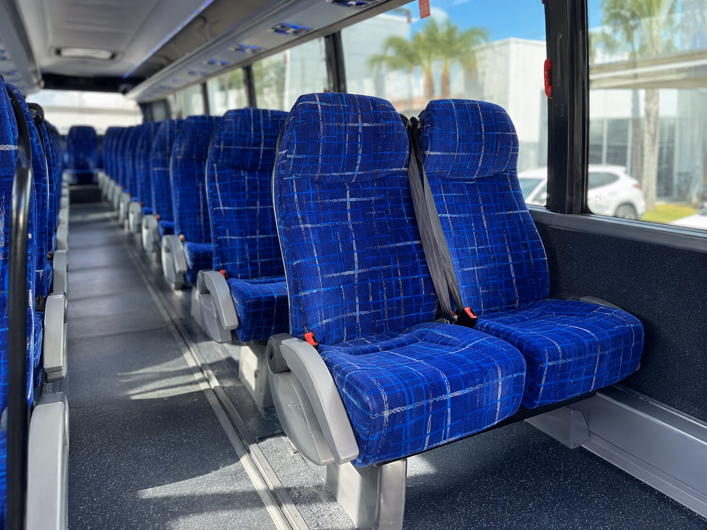 coconut creek charter bus interior