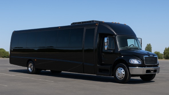 Exterior of Charter Bus Company Coconut Creek's 15 Passenger Minibus in Coconut Creek