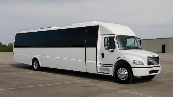 Exterior of Charter Bus Company Coconut Creek's 18 Passenger Minibus in Coconut Creek