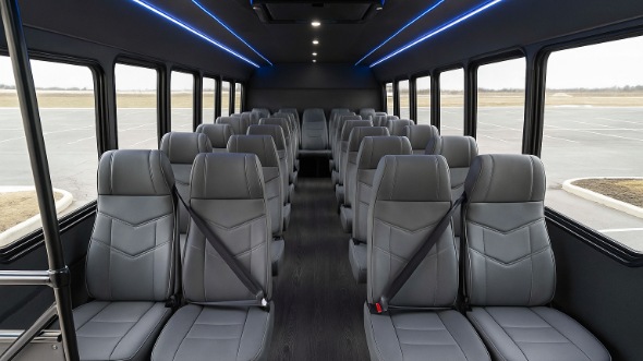 coconut creek 15 passenger minibus inside