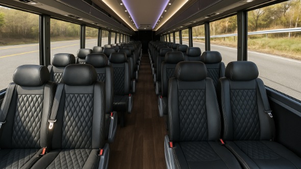 coconut creek 18 passenger minibus inside