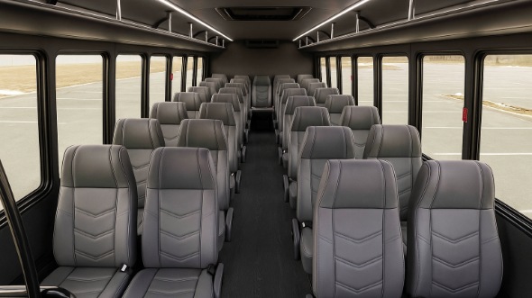 coconut creek 30 passenger minibus inside