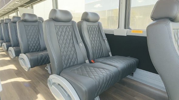 coconut creek 35 passenger minibus inside